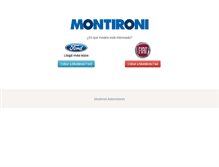 Tablet Screenshot of montironi.com